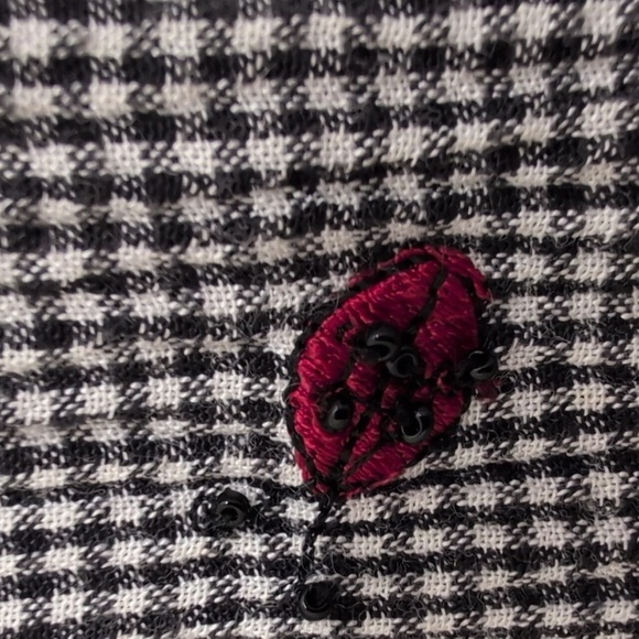 LINDOR GINGHAM BUTTON DOWN SHIRT SIZE 10 - Picture 4 of 6